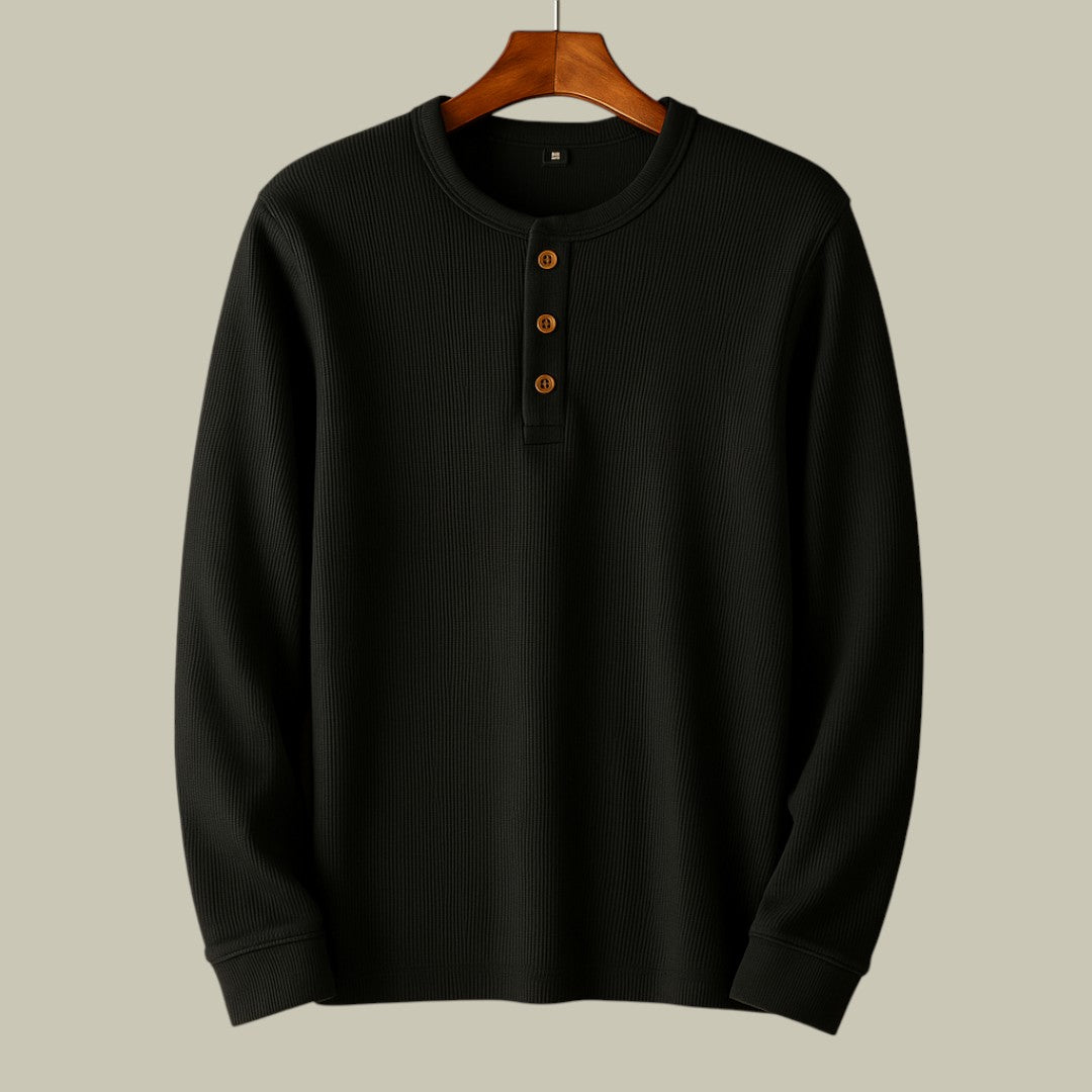 Mens Warm Long Sleeve Shirt
