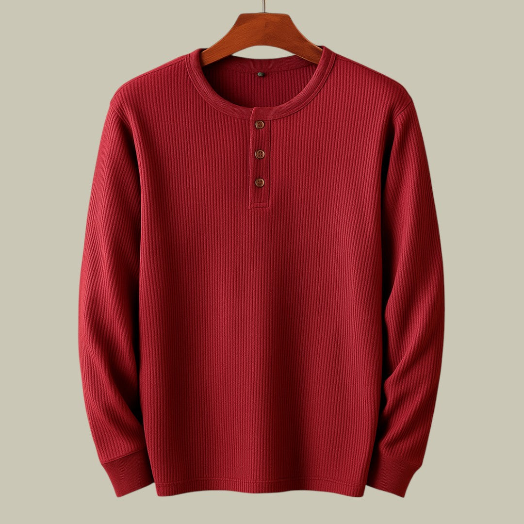 Mens Warm Long Sleeve Shirt