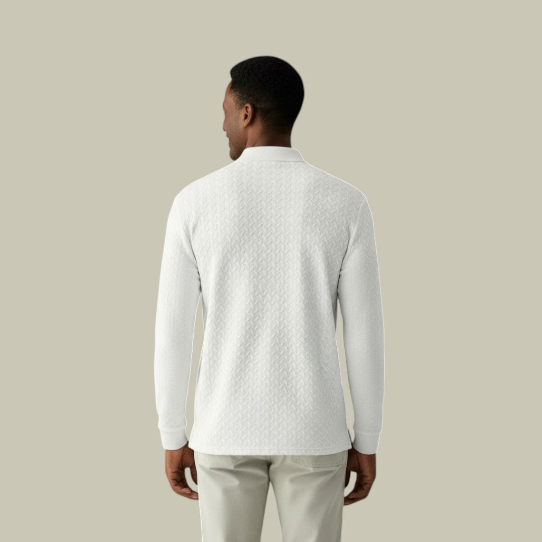 Mens Long Sleeve Polo Shirt