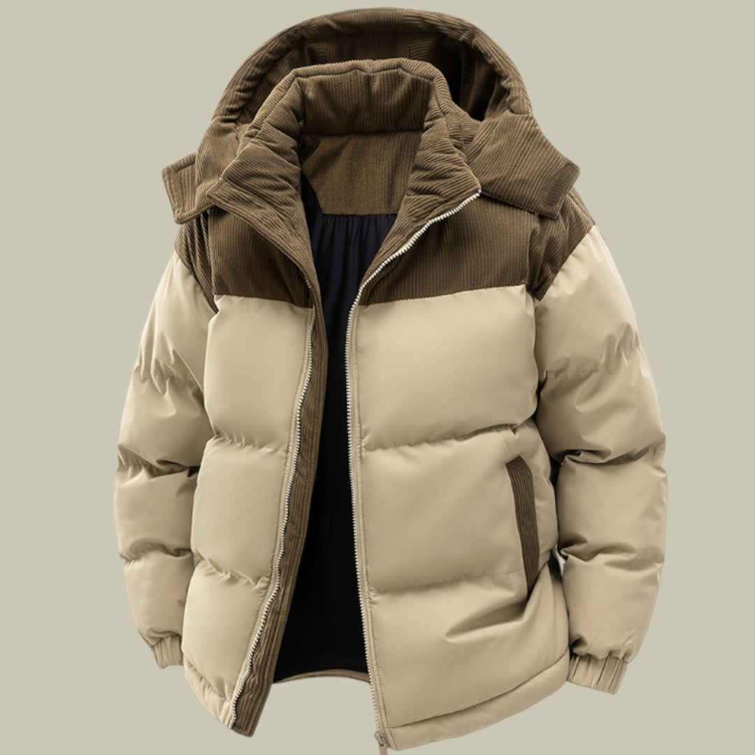 Mens Waterproof Hooded Bomber Jacket