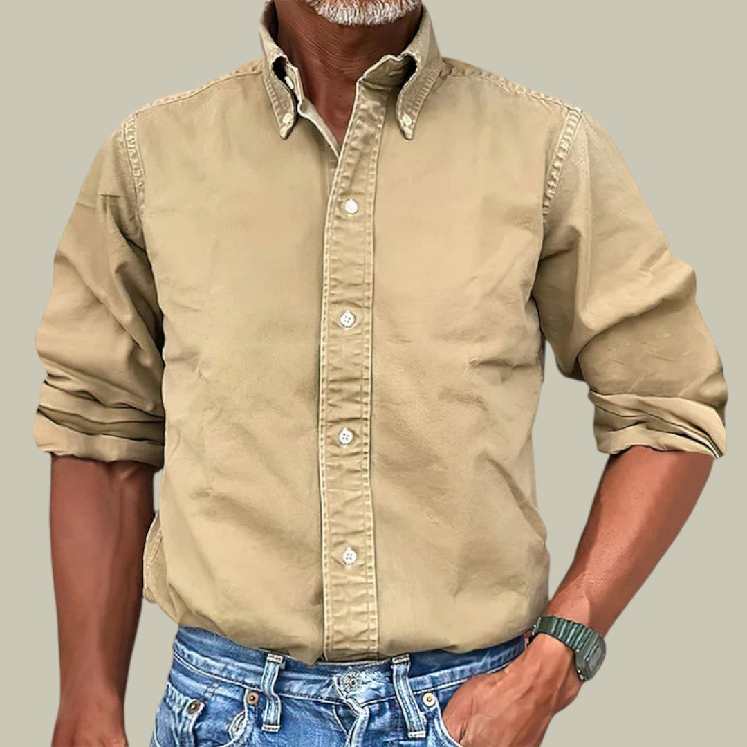 Mens Refined Long-Sleeve Shirt