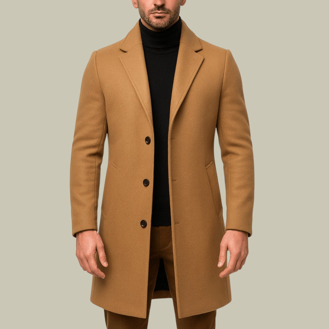 Mens Old Money Tailored Coat