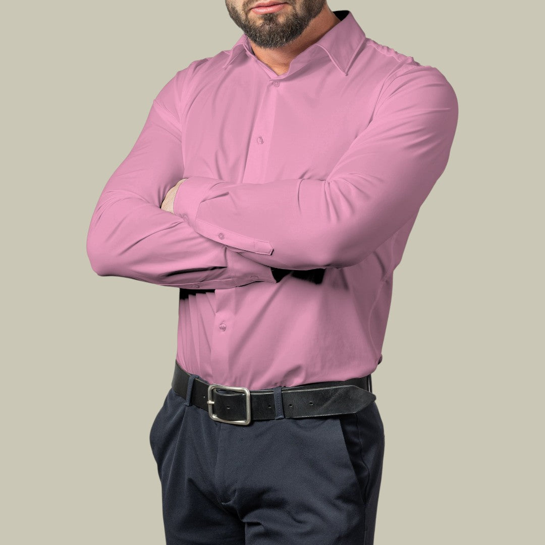 Mens Slim Fit Shirt Stretch