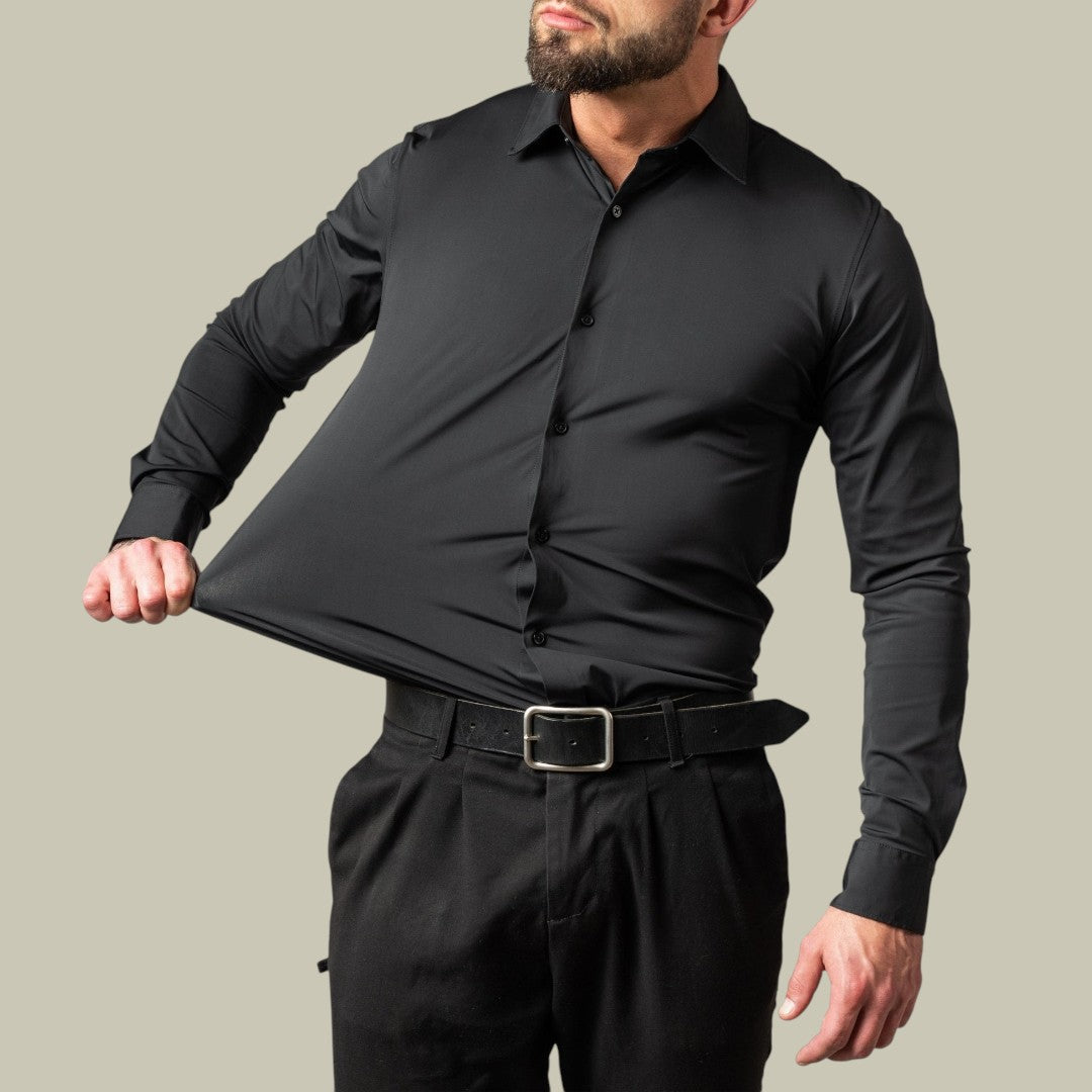 Mens Slim Fit Shirt Stretch