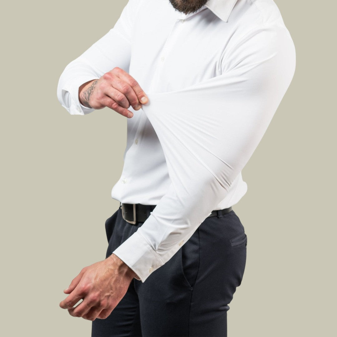 Mens Slim Fit Shirt Stretch
