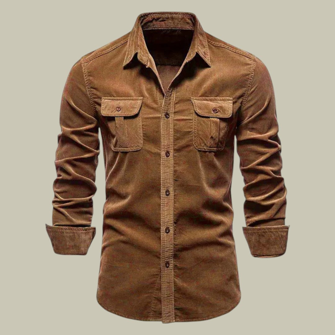 Mens Corduroy Casual Shirt
