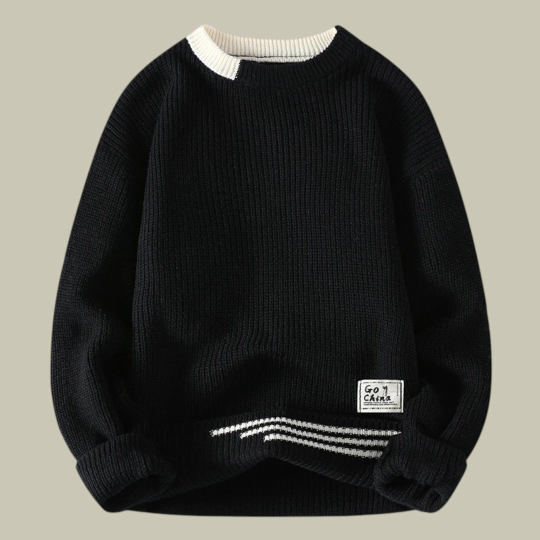 Mens Autumn Crewneck Sweater
