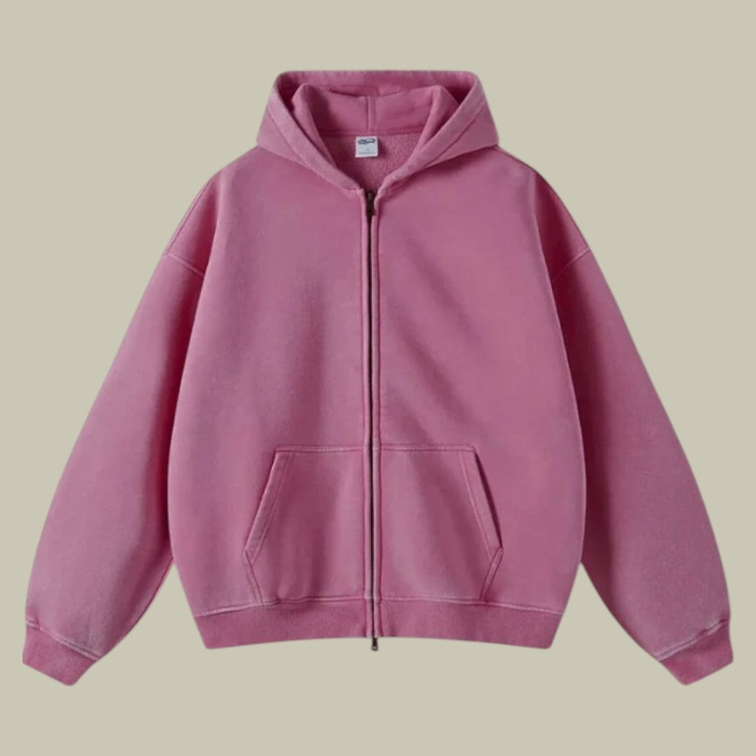 Mens Oversized Zipped Hoodie