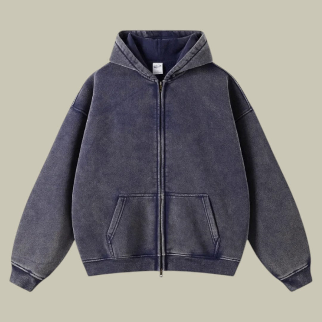 Mens Oversized Zipped Hoodie