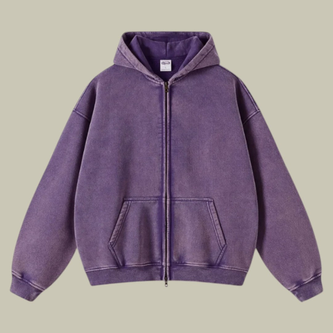 Mens Oversized Zipped Hoodie