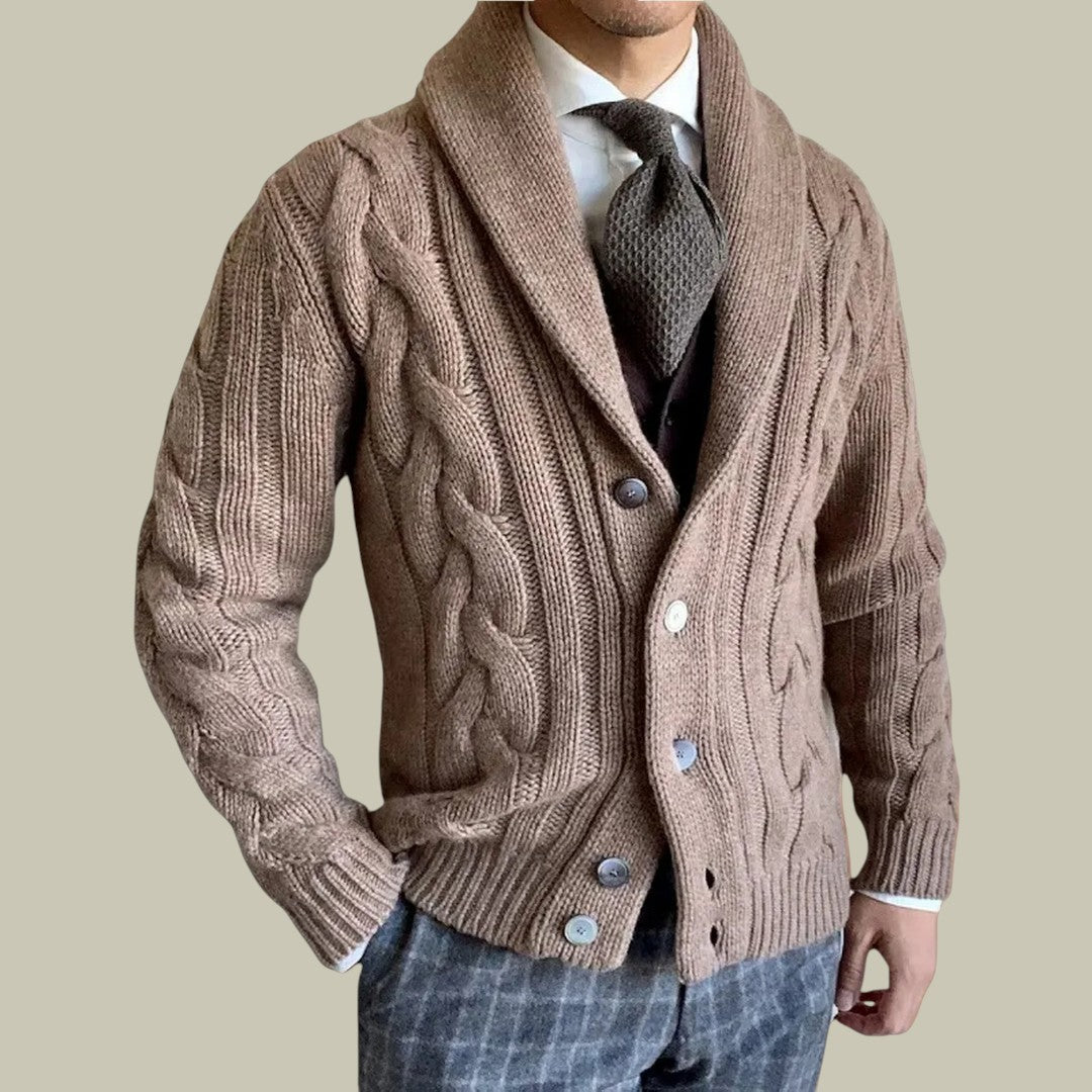 Mens Knitted Cardigan