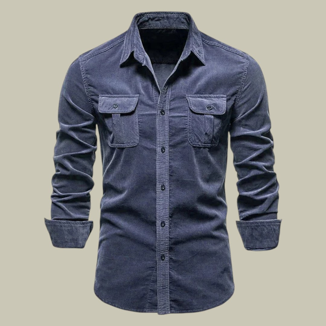 Mens Corduroy Casual Shirt