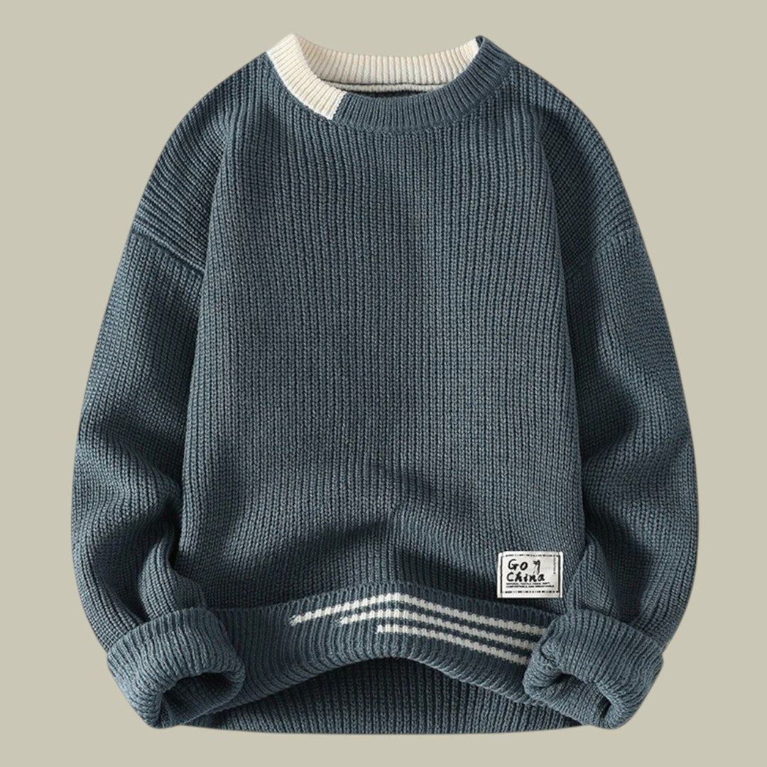 Mens Autumn Crewneck Sweater