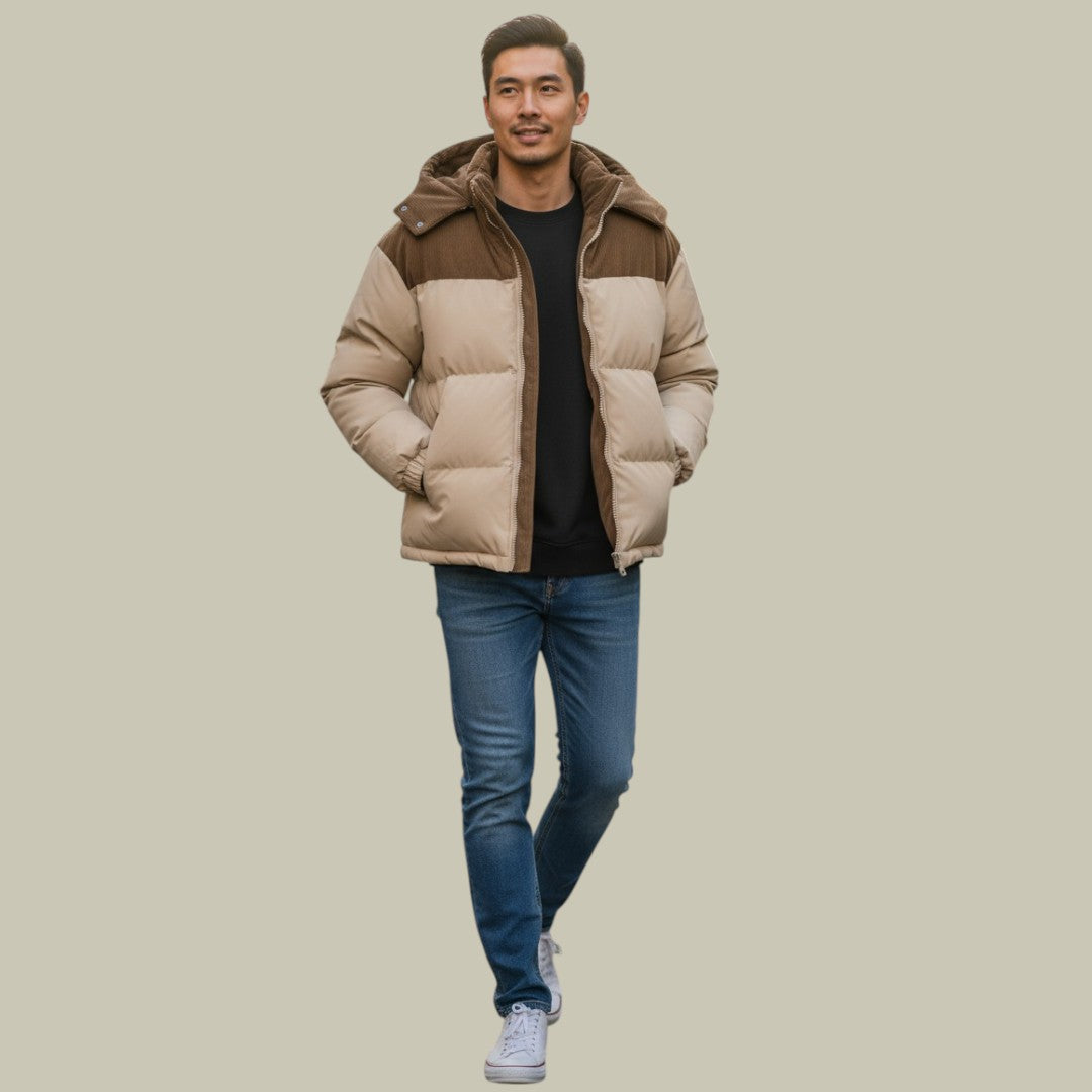 Mens Puffer Winter Jacket