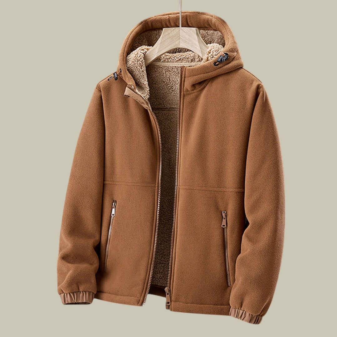 Mens Fleece Jacket Cardigan